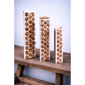 Plastic mospole MEDIUM WHITE